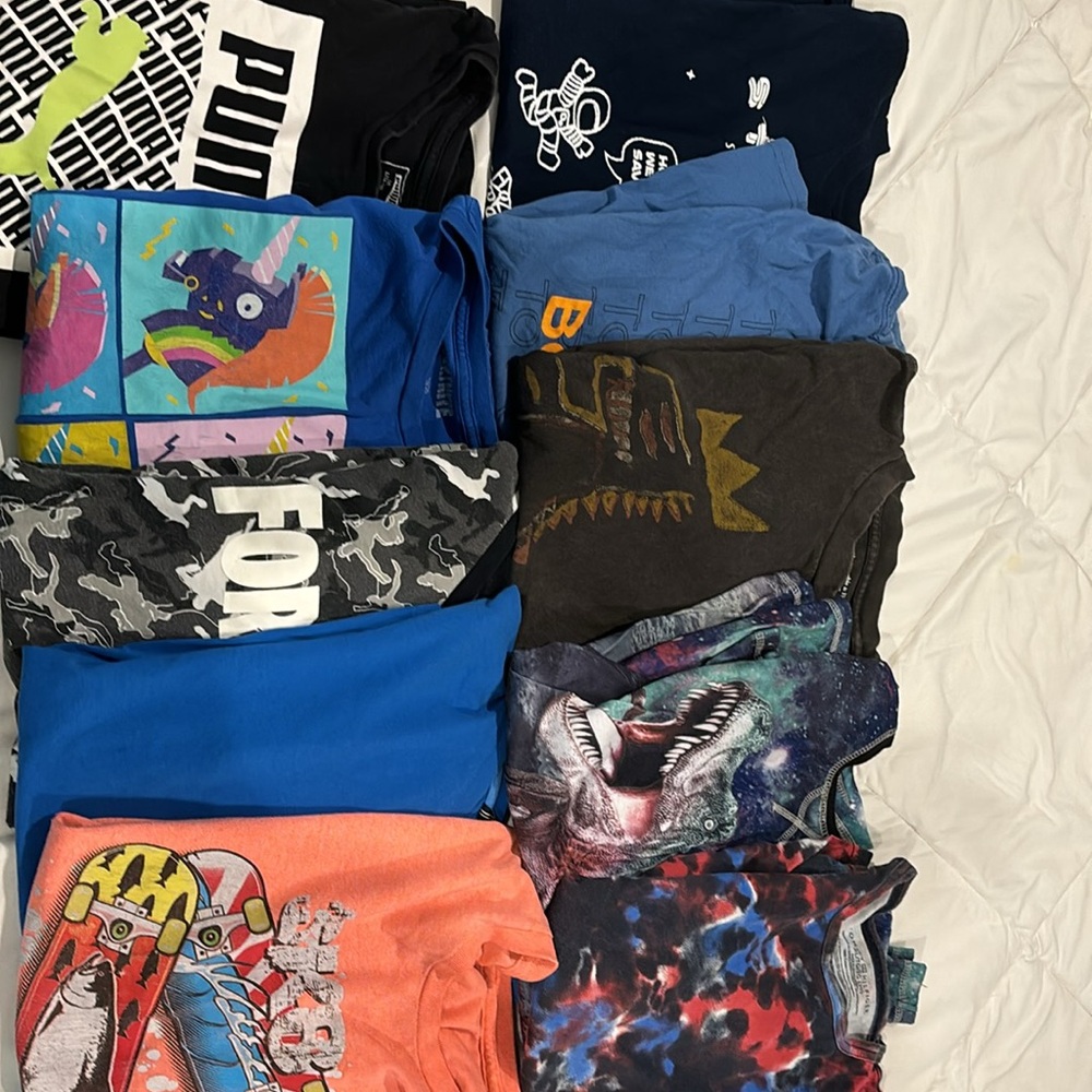 Boys XL-Adult S tshirt bundle
